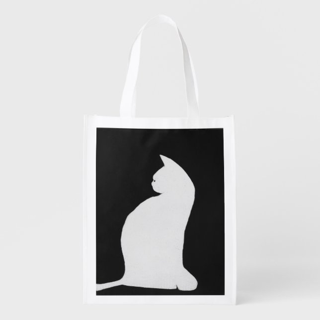 pretty Kitty Grocery Bag (Front)