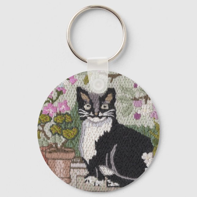 Pretty Kitty Keychain (Front)