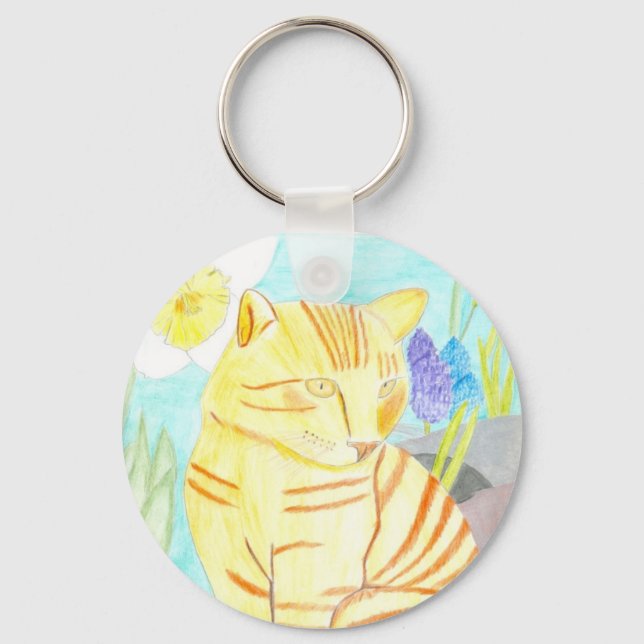 Pretty Kitty Keychain (Front)