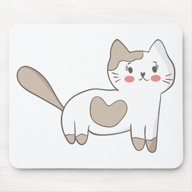 Pretty Kitty Mouse Pad (Front)