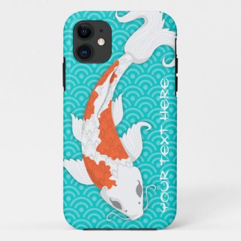 Pretty Koi Iphone 11 Case by creativetaylor at Zazzle