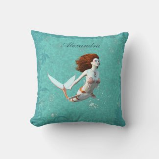 Pretty Koi Mermaid Swimming Underwater