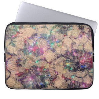 Pretty Lace Roses Laptop Sleeve