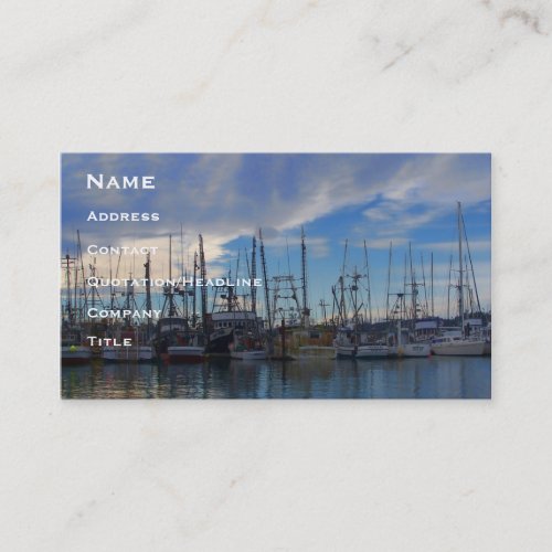 Pretty Ladies In A Row Business Card Template