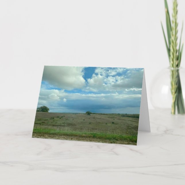 Pretty Landscape Photography Keeping in Touch Card (Front)