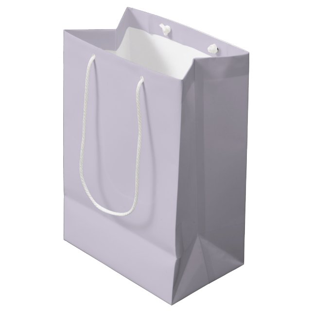 Pretty Lavender Birthday Medium Gift Bag (Front Angled)