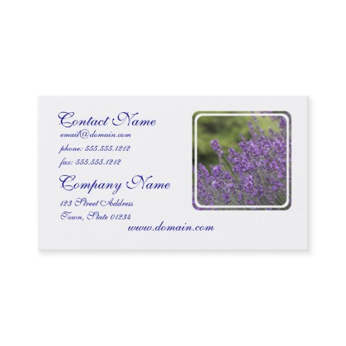 Pretty Lavender Fields Business Cards