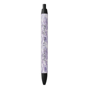 Pretty Lavender Flowers Bridal Shower Pen