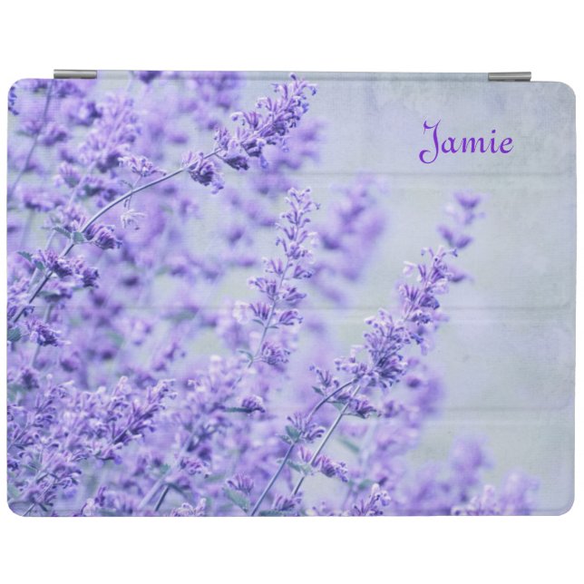 Pretty Lavender Flowers iPad Cover (Horizontal)