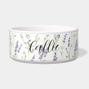 Pretty Lavender White Flowers   Bowl