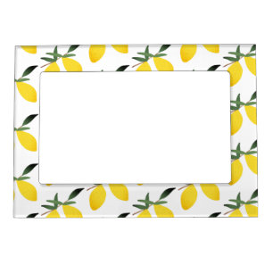 Pretty Lemon Pattern Magnetic Frame