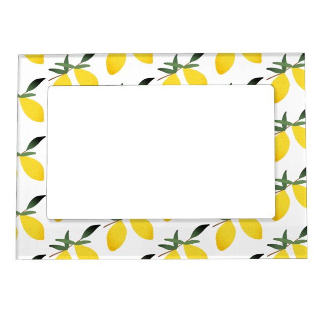 Pretty Lemon Pattern Magnetic Frame (Front)