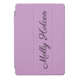 Pretty Letters on Lavender- Darker, Horizontal iPad Pro Cover