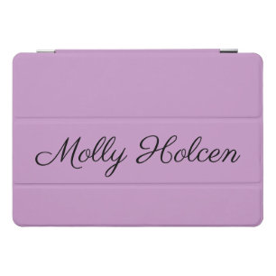 Pretty Letters on Lavender-  iPad Pro Cover
