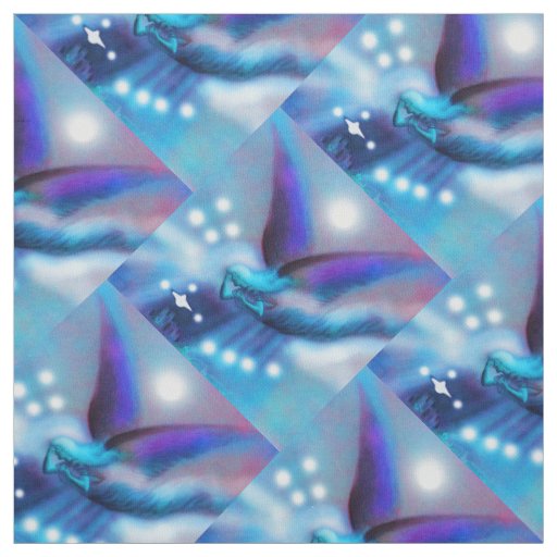 Pretty lights festive pattern fabric