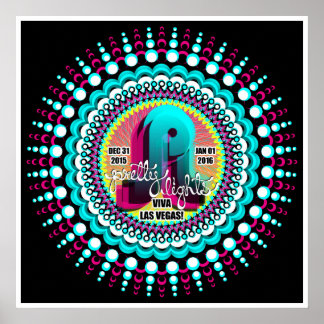 Pretty Lights NYE Poster Las Vegas 2015
