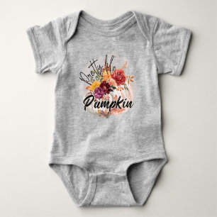 Pretty Lil Pumpkin - PNG Panel Baby Bodysuit