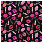 Pretty Lipstick Lip Prints Lipsticks Pattern Fabric