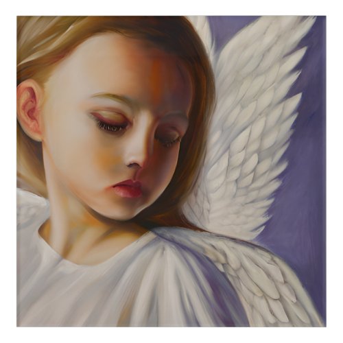 Pretty Little Angel Child Acrylic Print