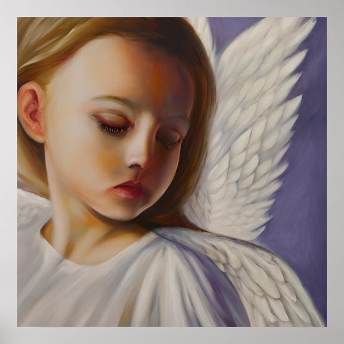 Pretty Little Angel Child Poster