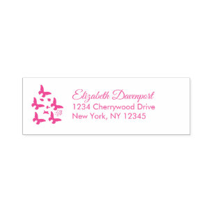 Pretty Little Butterflies Self-inking Stamp