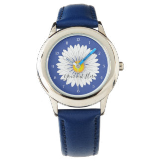 Pretty Little Daisy Kids Blue Stainless Steel Watch