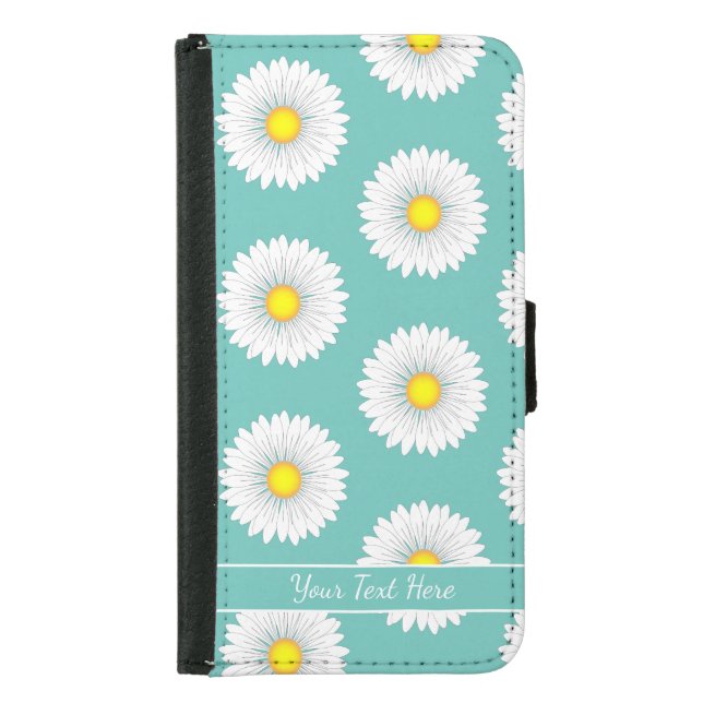 Pretty Little Daisy Samsung Galaxy Wallet Case (Front)