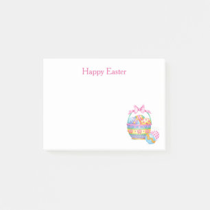 Pretty Little Easter Egg Basket Notes