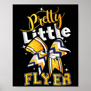 Pretty Little Flyer Cheer Cheerleading Team  Poster