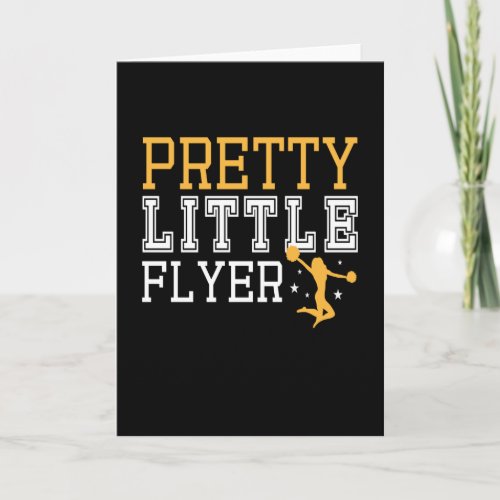 Pretty Little Flyer Cheerleading Card