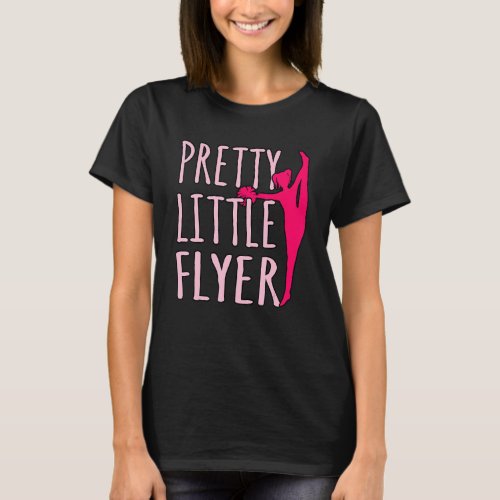 Pretty Little Flyer Cheerleading Cheerleader Coach T_Shirt