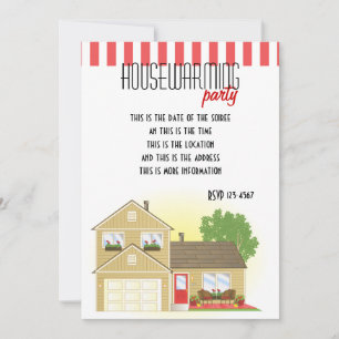 Pretty Little House Invitation