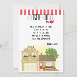 Pretty Little House Invitation
