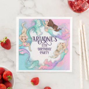 Pretty Little Mermaids Napkins