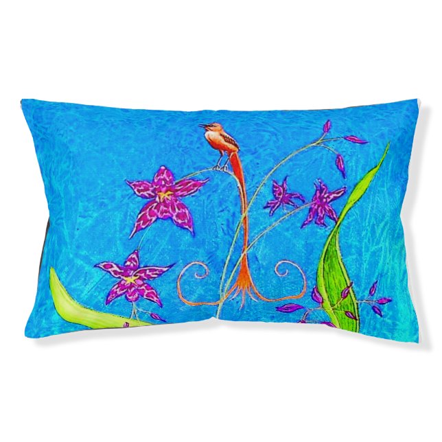 Pretty Little Orchid Bird Pet Bed (Front)
