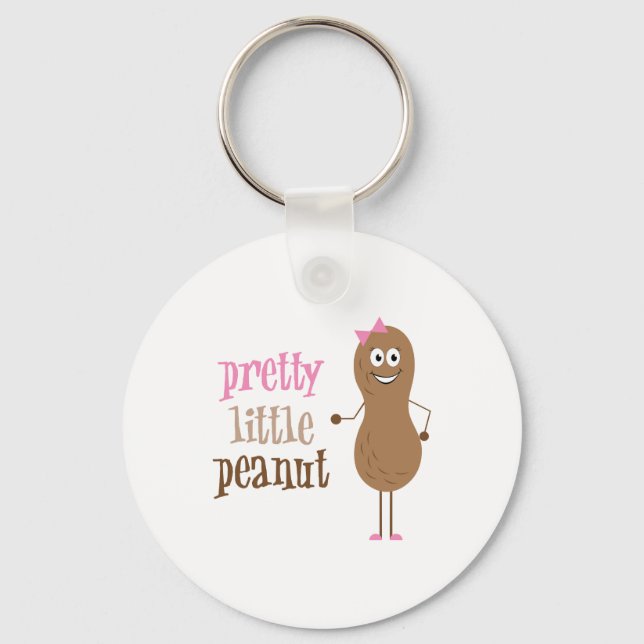 Pretty Little Peanut Keychain (Front)