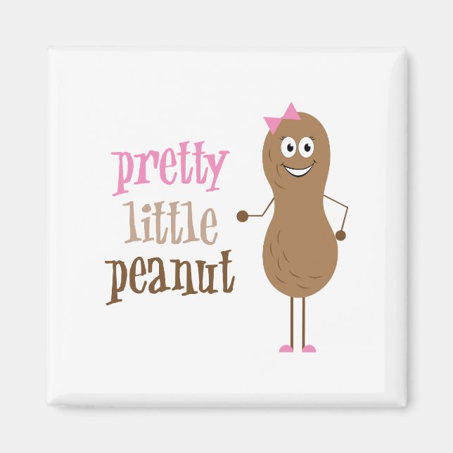 Pretty Little Peanut Magnet (Front)