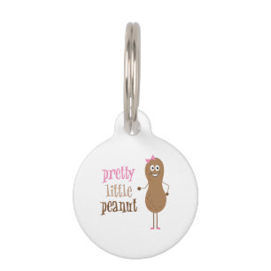 Pretty Little Peanut Pet ID Tag
