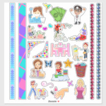 Pretty Little Planners Variety Stickers & Washi