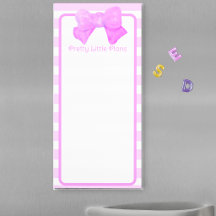 Pretty Little Plans Pink Purple Bow Stripe