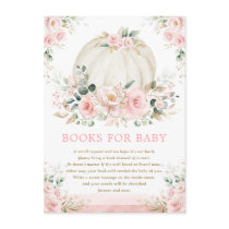 Pretty Little Pumpkin Rose Gold Books for Baby Enclosure Card