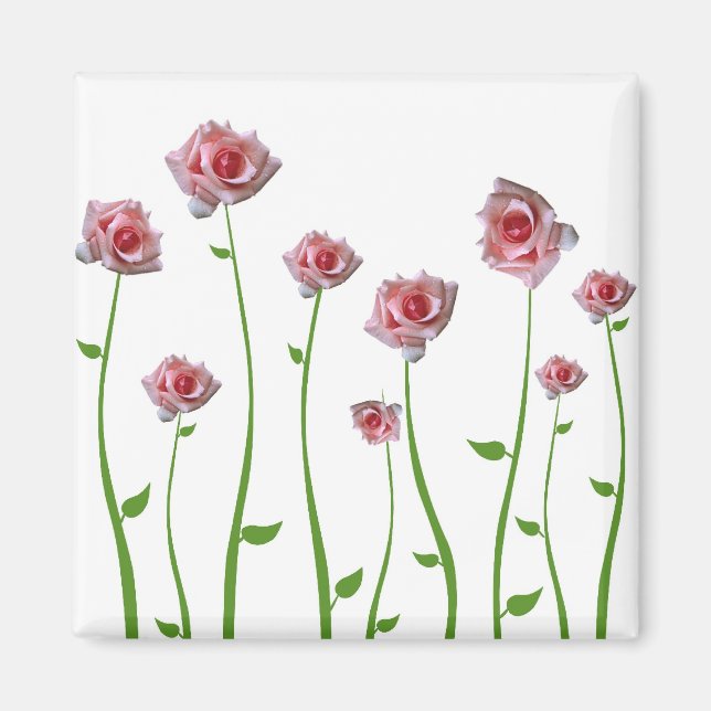 Pretty Little Roses Magnet (Front)