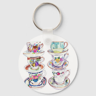 Pretty Little Teacups Keychain