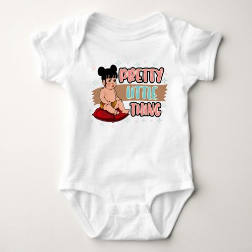 Pretty Little Thing Infant Funny Cute Girl Infants Baby Bodysuit