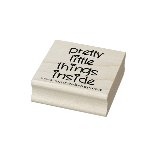 Pretty Little Things Inside _ Small Business Rubber Stamp