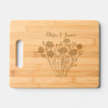 Pretty Loose Flowers & Custom Couple Names