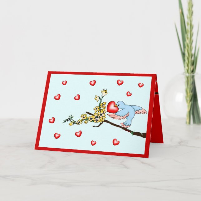 Pretty Love Holiday Card (Front)
