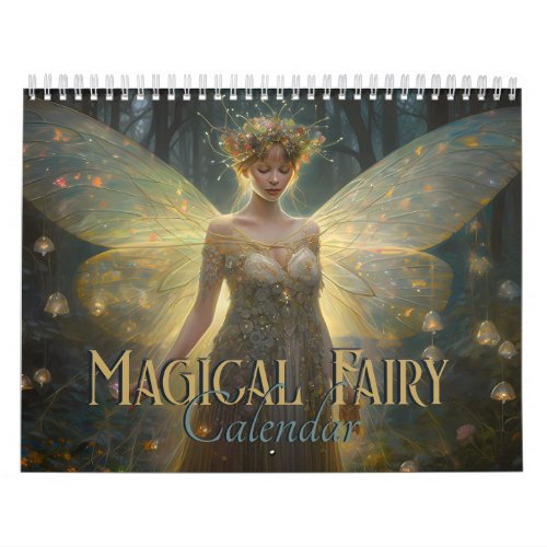Pretty Magical Fairy Fae Fantasy Women 2024 Calendar