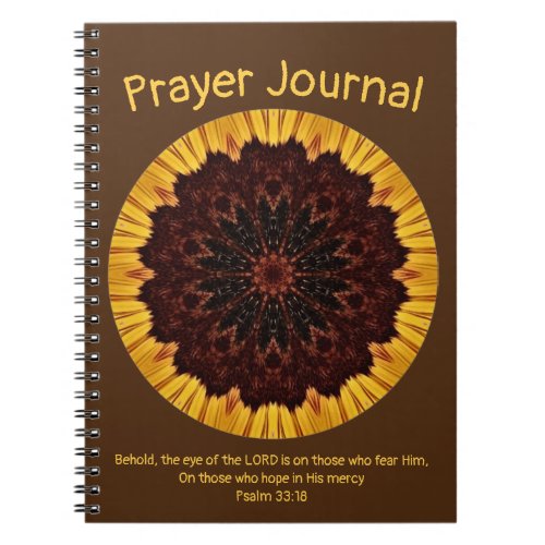 Pretty Mandala Art Prayer Journal Notebook