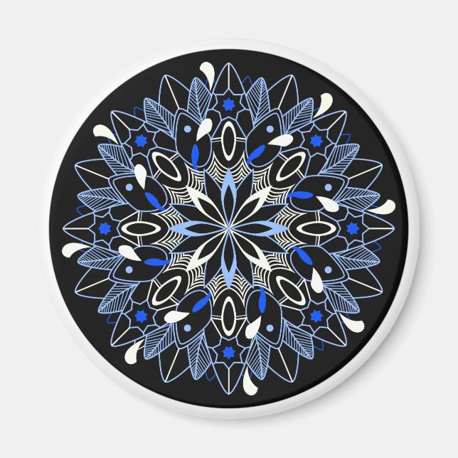 Pretty Mandala magnet (Front)